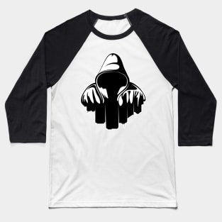 Hooded Man - Urban Style Baseball T-Shirt